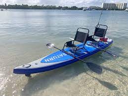 Convert Sup Into Kayak With Chair Tandem Kayaking Inflatable Kayak Inflatable Sup