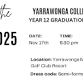 2025 Year 12 Graduation Night event image