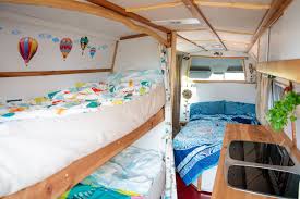Quirky Campers Blubelle Camper Van Camper Rv Interior