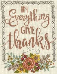 Stitched on 14 count fiddler lite with dmc floss. Imaginating Cross Stitch Imaginating Give Thanks Floral 3223 Cross Stitch Diane Arthurs