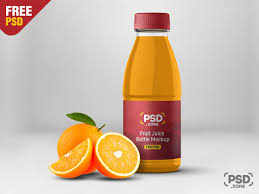 Juice Bottle Label Mockup Psd Bottle Labels Bottle Juice Bottles