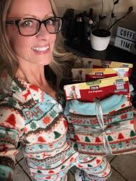 Aldi Christmas village gathering with family and friends