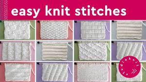 You are to grab the stitch (or some other loop) at the edge. Easy Knit Stitch Patterns For Beginners Youtube