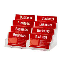 This useful clear business card holder ensures your name is constantly on display. Esselte Business Card Holder 8 Compartments Clear Nxp Formerly Winc Staples We Re Taking Care Of Business