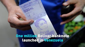 Şu anda 1 tl = 24662 bolivar ediyor. One Million Bolivar Banknote Launched In Venezuela Youtube