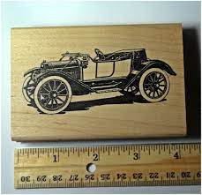 Classic Car Rubber Stamp Vintage Car Rubber Stamp Old Car Etsy Classic Cars Vintage Cars 1920s Car