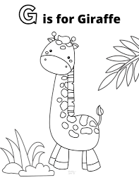 How to draw a giraffe step by step. Cute Giraffe Coloring Pages Free Printables Healthy And Lovin It