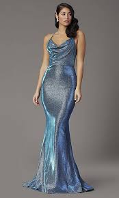 Jvnx By Jovani Metallic Glitter Royal Blue Prom Dress Metallic Prom Dresses Prom Dresses Jovani Royal Prom Dress