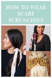 Cut out two pieces of fabric on the fold. Scarf Scrunchie Tips And Where To Buy Them Today