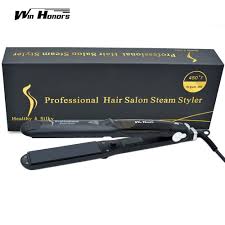 Madami argan oil infused flat iron. Steam Function Flat Iron Tourmaline Ceramic Vapor Professional Hair Straightener Wit Professional Hair Straightener Hair Straightener Ceramic Hair Straightener