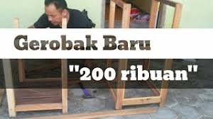 Harga gerobak bakso / gerobak mie ayam murah. Modal Kecil 200 Ribu Dapat Apa Cara Membuat Rombong Motor Dari Kayu Youtube