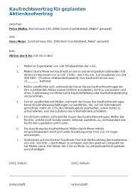 Check spelling or type a new query. Kaufrechtsvertrag Aktien Muster Zum Download