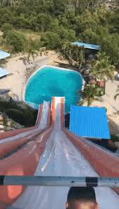Gif Cool Jump To The Pool With A Water Slide Water Slides Cool Water Slides Pool