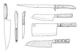 Vector Knifes Knife Tattoo Knife Drawing Food Tattoos