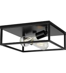 By cordelia lighting (38) winslett 16.5 in. Progress P350200 031 Perimeter 2 Light 12 Inch Matte Black Flush Mount Ceiling Light