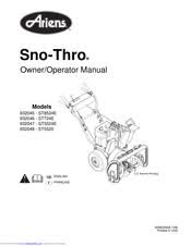 Ariens 932047 St5524e Manuals Manualslib