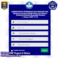 Cara pengisian kolom penilaian diisi dengan huruf kapital dengan keterangan : Pengisian E Raport Uptd Smpn 6 Metro Uptd Smp Negeri 6 Metro