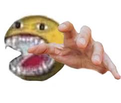 Smiley face with teeth meme. Cursed Emoji Tumblr Emoji Meme Emoji Faces Reaction Pictures