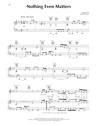 Check out this rare instrumental of the song nothing even matters that i remade. Lauryn Hill Nothing Even Matters Sheet Music Pdf Notes Chords Pop Score Piano Vocal Guitar Right Hand Melody Download Printable Sku 445259