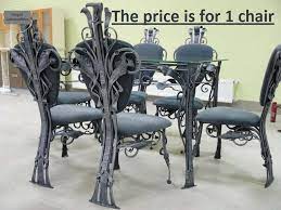 Chair Decorative Chair Dining Chair Kitchen Chair Metal Etsy In 2021 Decorative Chair Dining Chairs Metal Chairs