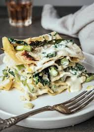Springtime White Lasagna Gluten Free Dairy Free Vegetarian Saltnpepperhere White Lasagna Vegetarian White Lasagna Recipe Dairy Free Lasagna