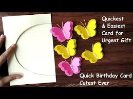 Make an easy diy birthday card with just a few pieces of paper. 78 Diy Quickest Easy And Cute Birthday Card Making Beautiful Birthday Greeti Card Making Birthday Diy Greeting Cards For Birthday Birthday Greeting Cards
