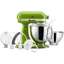 Stainless steel with clear lid, helps to see products in compartments; Mixer Tilt Head 4 8l Artisan With Accessories Kitchenaid