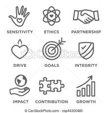 Vector Social Responsibility Outline Icon Set Stock Illustration Royalty Free Illustrations Stock No Response Sketch Notes Social Media Marketing Quotes