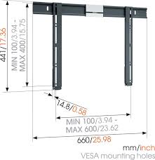 Then set the tv aside. Thin 505 Extrathin Fixed Tv Wall Mount Vogel S