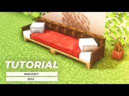 Minecraft Easy How To Make A Stylish Sofa Tutorial Youtube Minecraft Minecraft Designs Minecraft Crafts