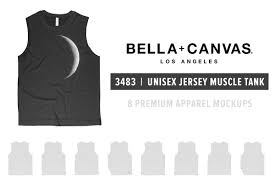 Download Bella Canvas 3483 Muscle Tank Mocks Crella