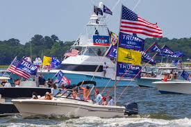 Candy is a necessity, and be sure to choose a variety: Pro Trump Boat Parade Packs Charleston Harbor Thrills Supporters Palmetto Politics Postandcourier Com