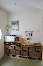 おもちゃ収納 プラレール車両基地をdiy ここちよい暮らし の作り方 和室 収納棚 プラレール 収納 収納