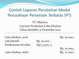 Ia memiliki modal awal sebesar rp. Contoh Soal Laporan Laba Rugi Perubahan Modal Dan Neraca Bagikan Contoh
