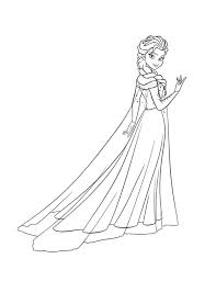 Kind and caring, she is forced to make herself… cold! Princess Anna Beautiful Queen Elsa Coloring Pages Best Place To Color
