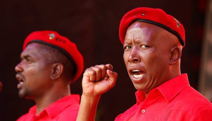 South Africa: Julius Malema calls for violence, cites Fanon