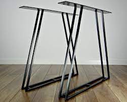 Table legs set(2) contemporary steel table legs that just need a nice clean wood counter top or wood slab. Pin Em Mesas Para Cozinha