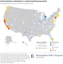 Chart Average Home Price To Income Ratio By Metro Area