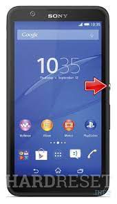 · simultaneously press the menu button, the button to maximize the volume of the device and the . Master Reset Sony Xperia E4 E2105 How To Hardreset Info