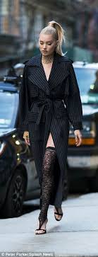 Elsa hosk sexhd pics : Elsa Hosk Turns Heads In Racy Lace Stockings As She Struggles To Keep Her Dress In Check Daily Mail Online