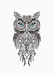 Black And White Owl And Rose Tattoo Designs B03434915cf1ea23f8033c616accdb92 Jpg 736 1029 Glow Tattoo Tattoos Black And White Owl