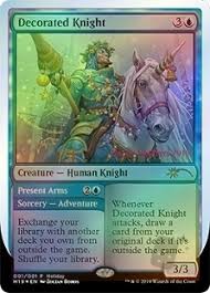 Decorated Knight 2019 Holiday Promo Special Occasion English Foil Singles Magic The Gathering