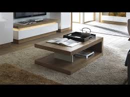Hand made with 100% reclaimed wood sourced in the. Lyon Ultra Modern Designer Coffee Table In Riviera Oak White High Gloss Finish Youtube