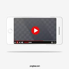 Youtube Video Bar On Flat Phone In 2020 Youtube Videos Geometric Background Youtube Logo