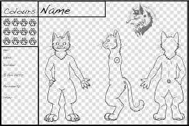Free Furry Ref Sheet Cat Black Wolf Graphic Transparent Background Png Clipart Hiclipart This is not my work. free furry ref sheet cat black wolf