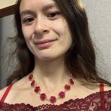 Red Rose Flower Choker Necklace, Elegant Regency Princess Necklace,  Delicate Coquette Cottagecore Jewelry, Medieval Tudor Historical Pendant