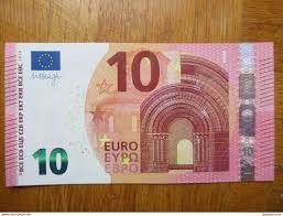 Wie schon mit dem neuen 5er lasse ich mir. 10 Euro 10 Euro Schein Sf S002 Unc Draghi