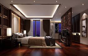 Above it is the tv lighted by wall lighting. 33 Rustic Wooden Floor Bedroom Design Inspirations Godfather Style