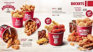 Chicken Bucket Kfc Menu With Prices Chicken Menu Fast Chicken Recipes Kentucky Fried Chicken Menu