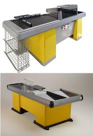 I banconi cassa sono una nota distintiva che danno l'accento all'arredo del negozio. Banchi Cassa Alimentari Market Banco Cassa Casse Negozio